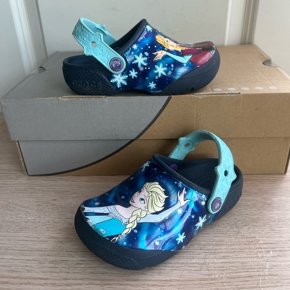 CROCS Disney Frozen Toddler Sandal- SZ 10 C - Picture 9 of 13
